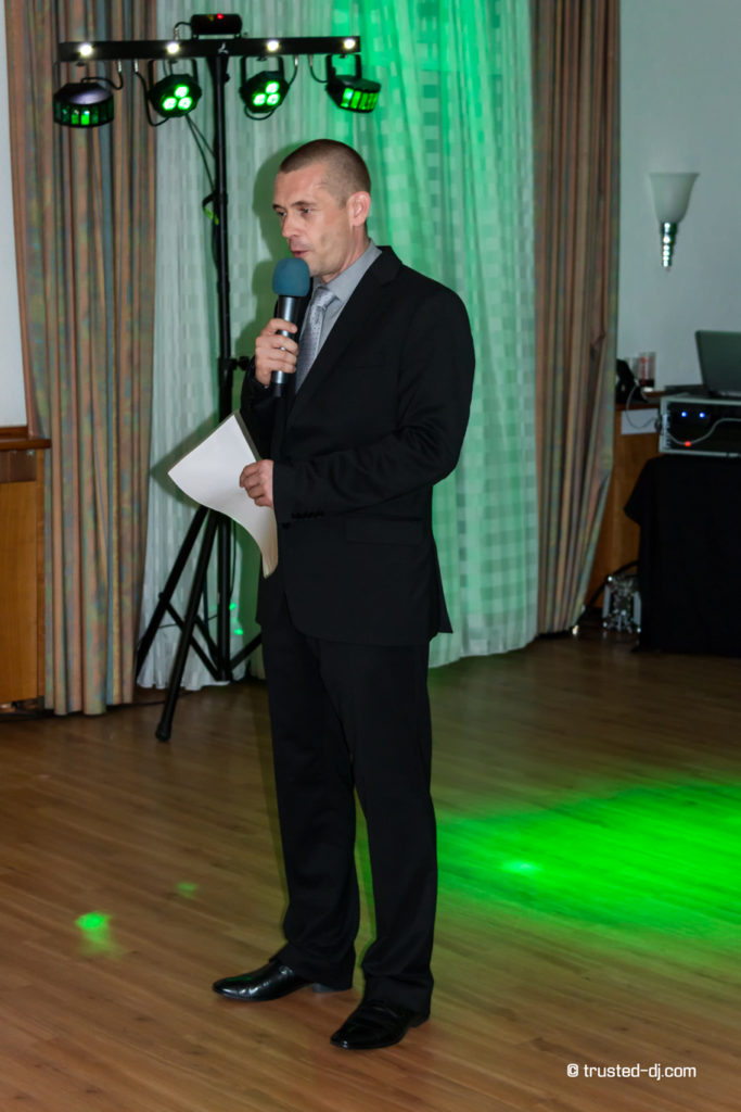 DJ Patrice S. als Moderator