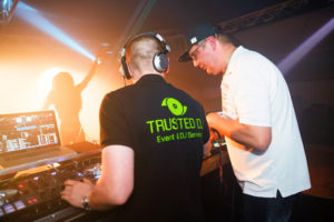 DJ Patrice S & DJ ALF gemeinsam auf einem Großevent
