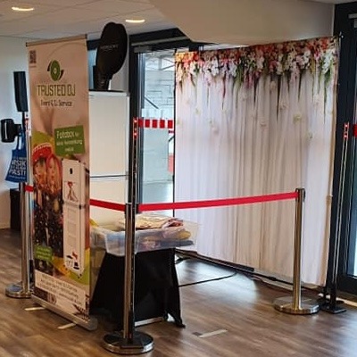 Fotobox mit Hintergrund